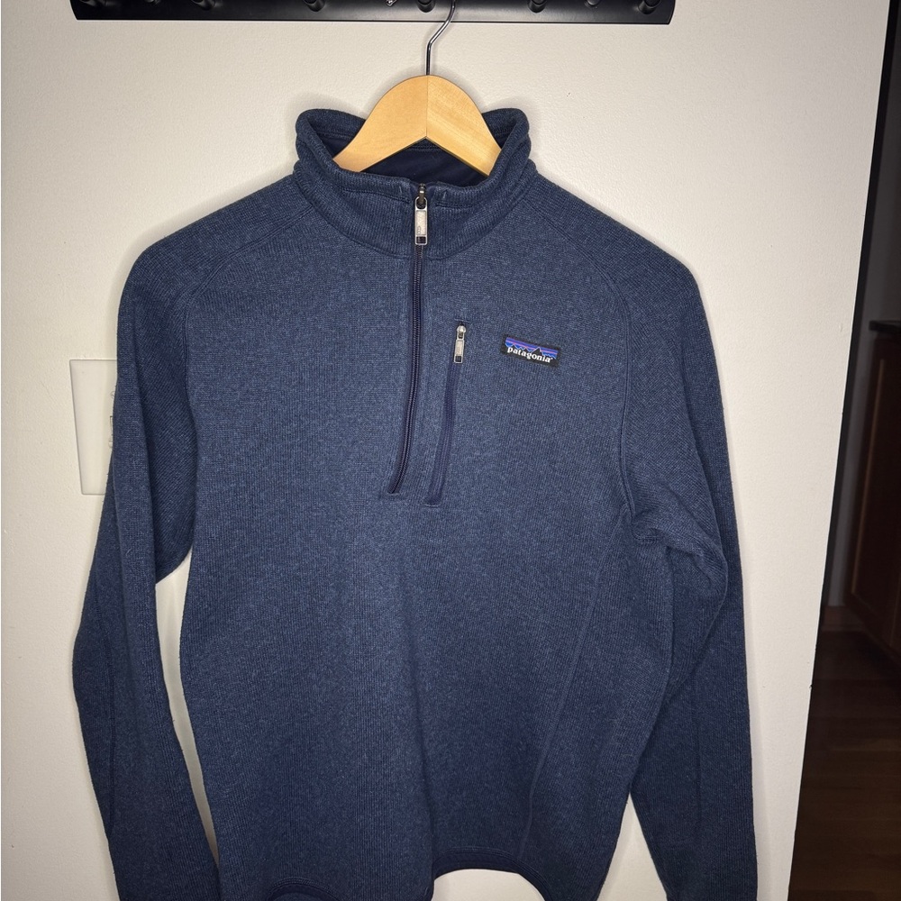 Patagonia Men's Better Sweater 1/4 Zip New Navy Sweater